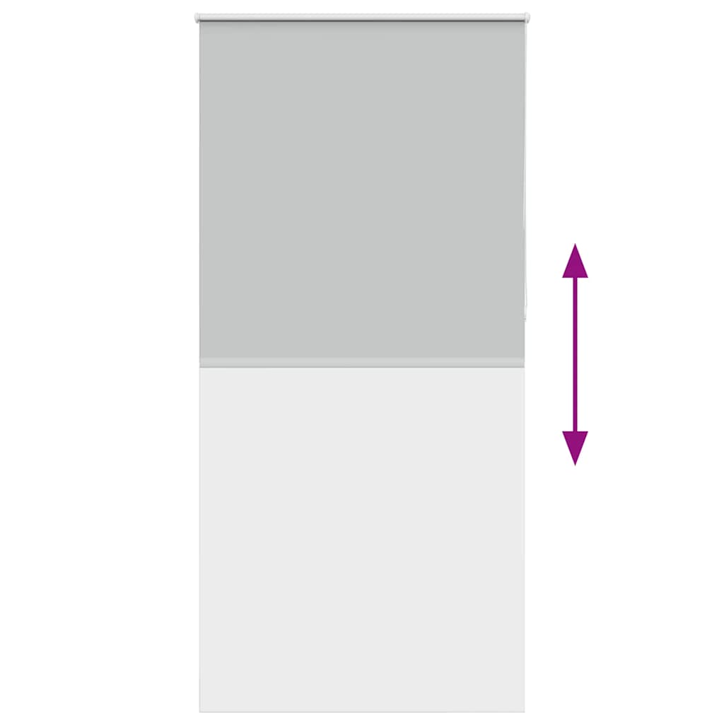 Rolo zavjesa Blackout svijetlo siva 90x230 cm Širina tkanine