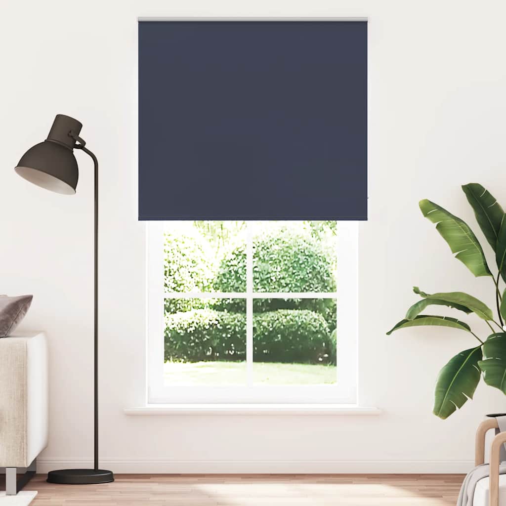 Rolo zavjesa za zamračivanje, mornarska, 120x210 cm, širina tkanine 116,6 cm, poliester