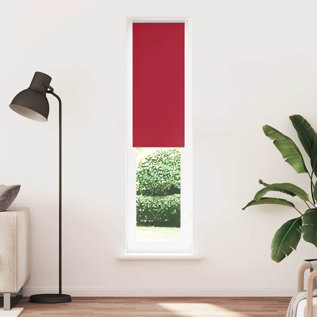 Rolo zavjesa za zamračivanje crvena 40x210 cm Širina tkanine 35,7 cm Poliester