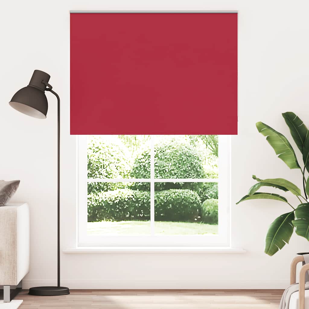Rolo zavjesa za zamračivanje crvena 145x230 cm Širina tkanine 141,6 cm Poliester