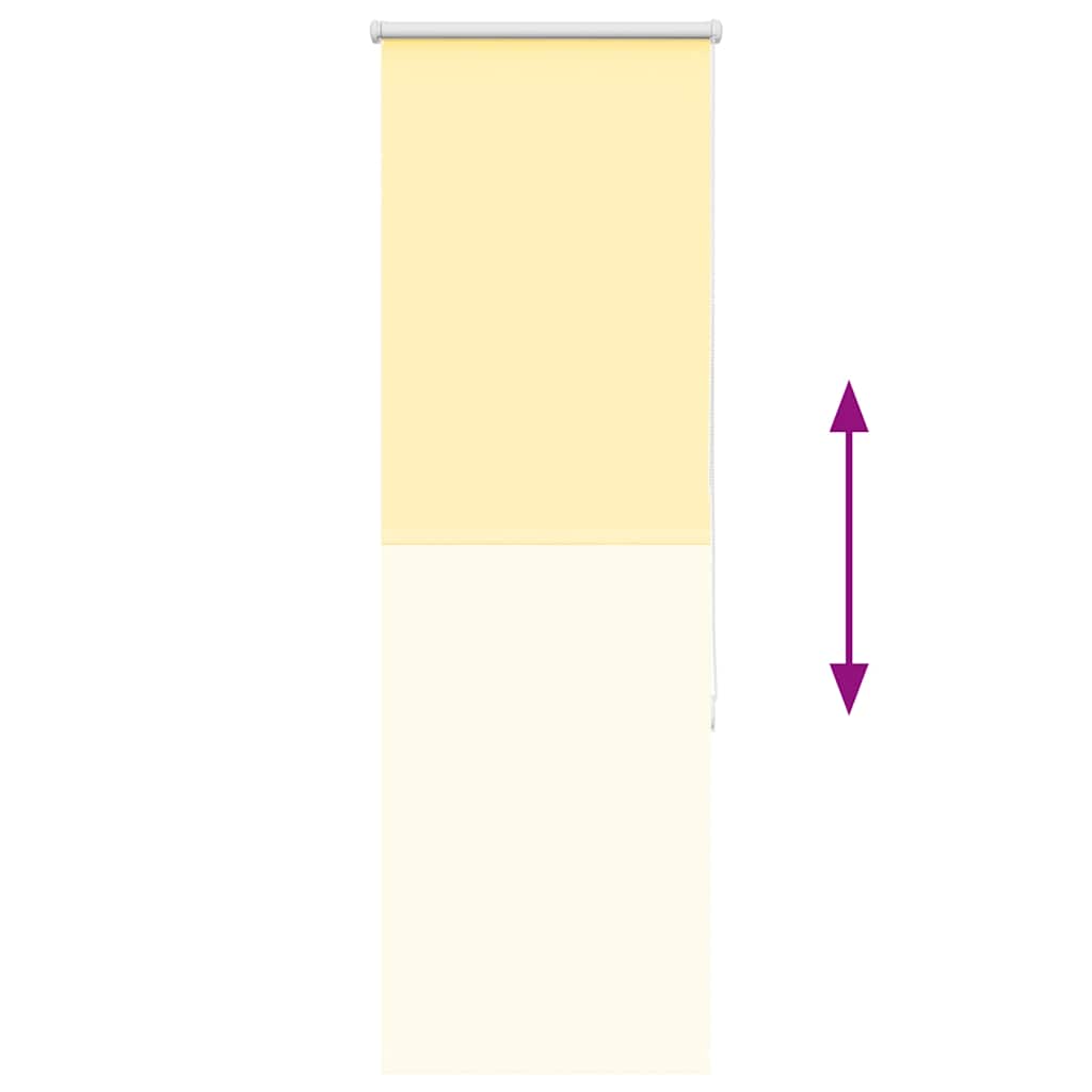 Rolo zavjesa za zamračivanje žuta 55x150 cm širina tkanine 50,7 cm poliester