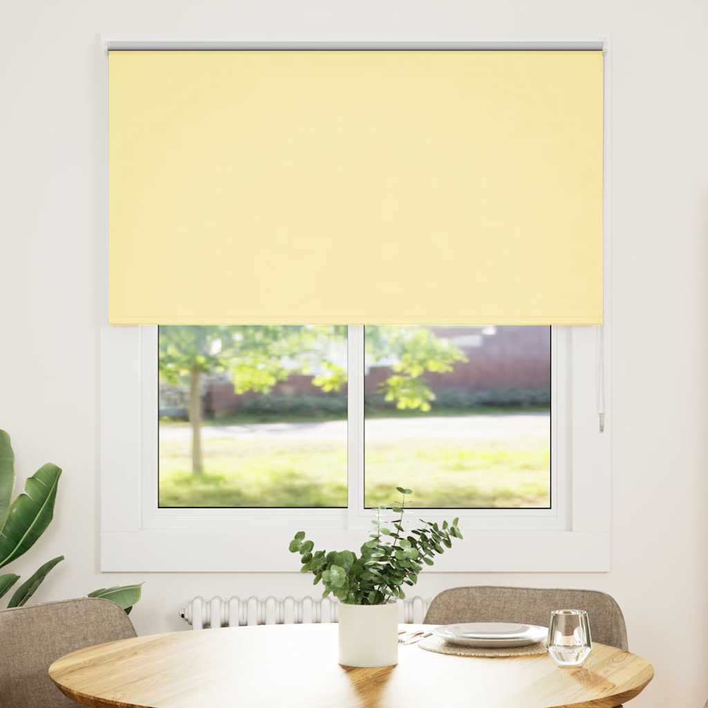 Rolo zavjesa Blackout žuta 140x150 cm Širina tkanine 136,6 cm