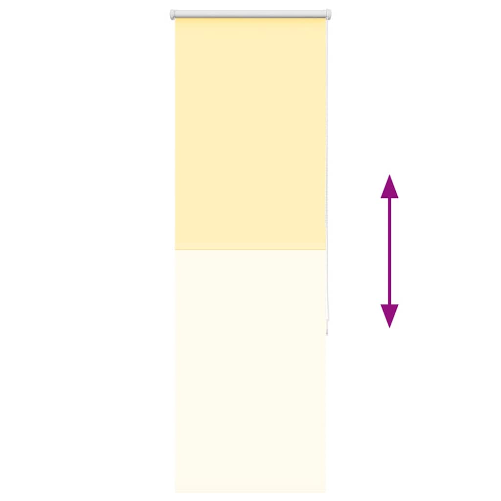 Rolo zavjesa za zamračivanje žuta 40x175 cm širina tkanine 35,7 cm poliester