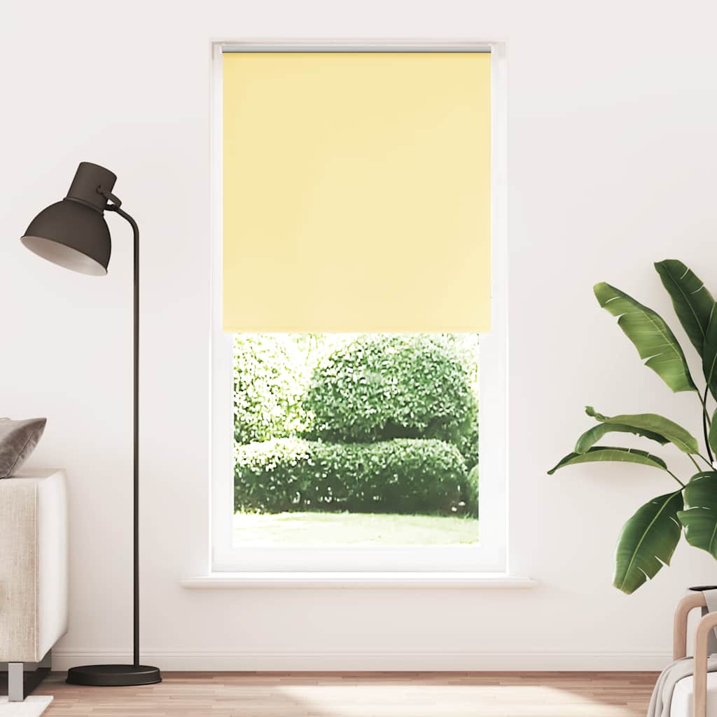 Rolo zavjesa za zamračivanje žuta 115x210 cm širina tkanine 110,7 cm poliester