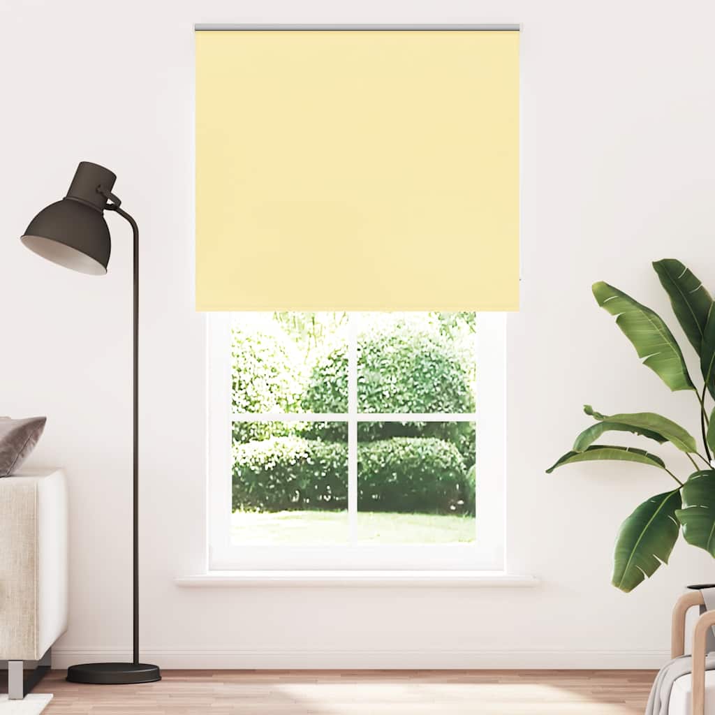 Rolo zavjesa za zamračivanje žuta 125x210 cm širina tkanine 121,6 cm poliester