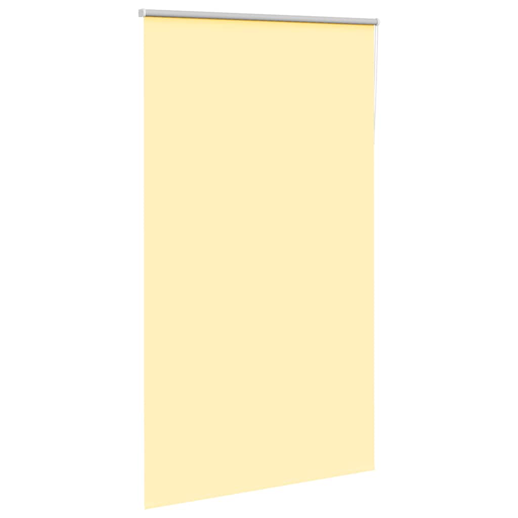 Rolo zavjesa za zamračivanje žuta 140x210 cm Širina tkanine 136,6 cm Poliester