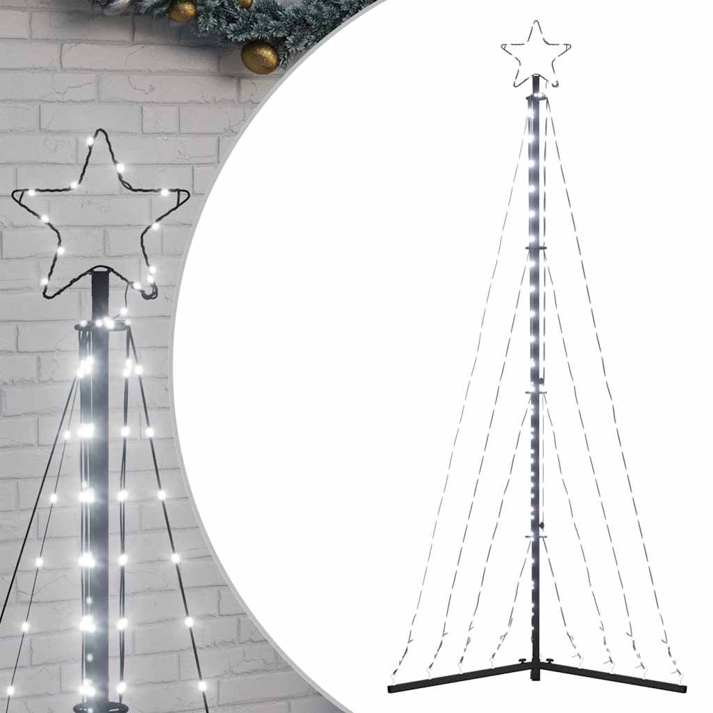 LED božićno drvce 339 LED hladno bijelo 182 cm