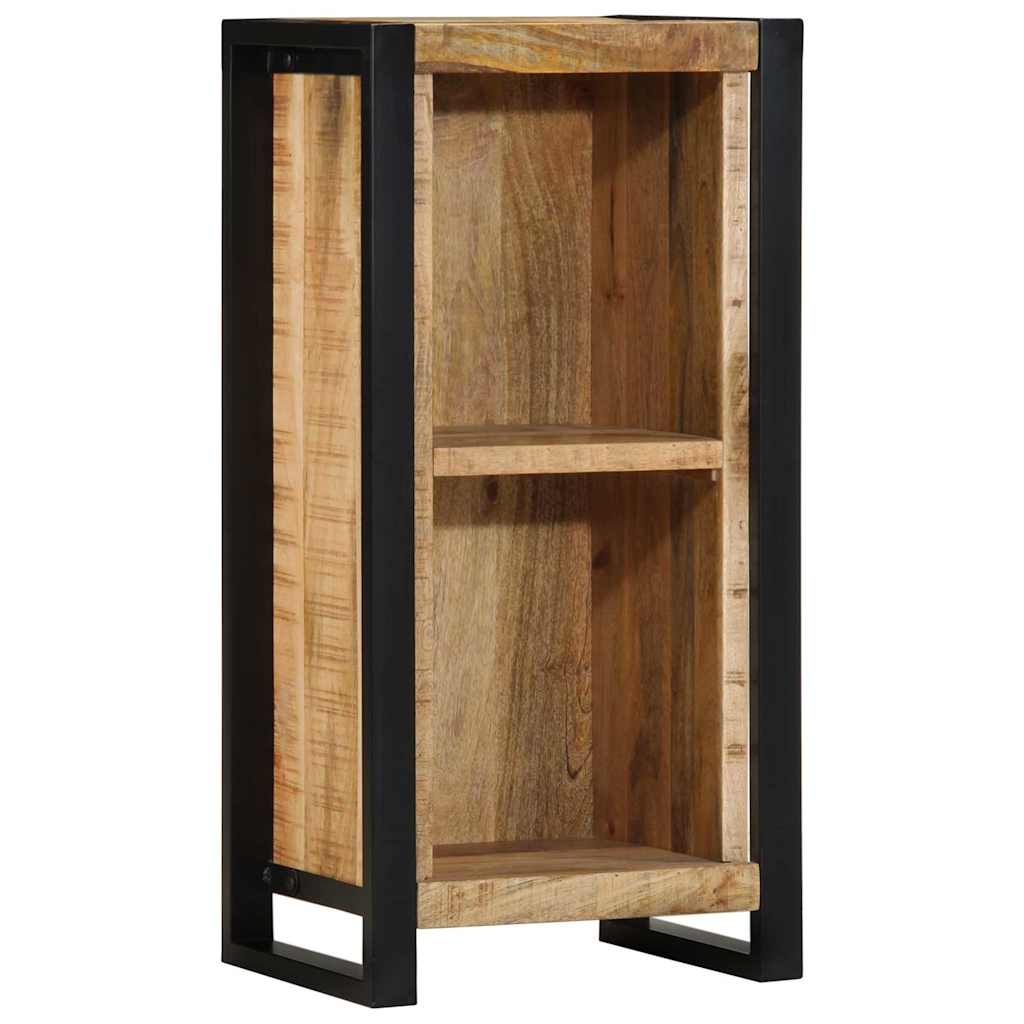 Noćni ormar s policom Smeđa 40 x 30 x 80 cm Čvrsto drvo manga