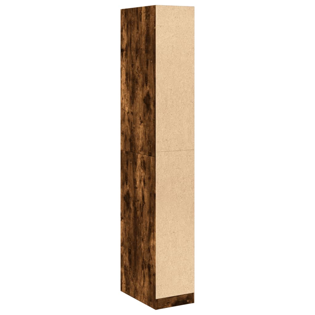 Ormar boja dimljenog hrasta 30x50x200 cm od konstruiranog drva