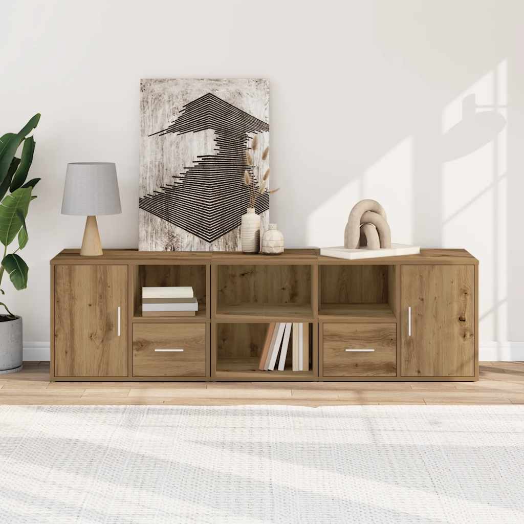Kutni ormarić boja hrasta 160 x 40 x 45 cm konstruirano drvo
