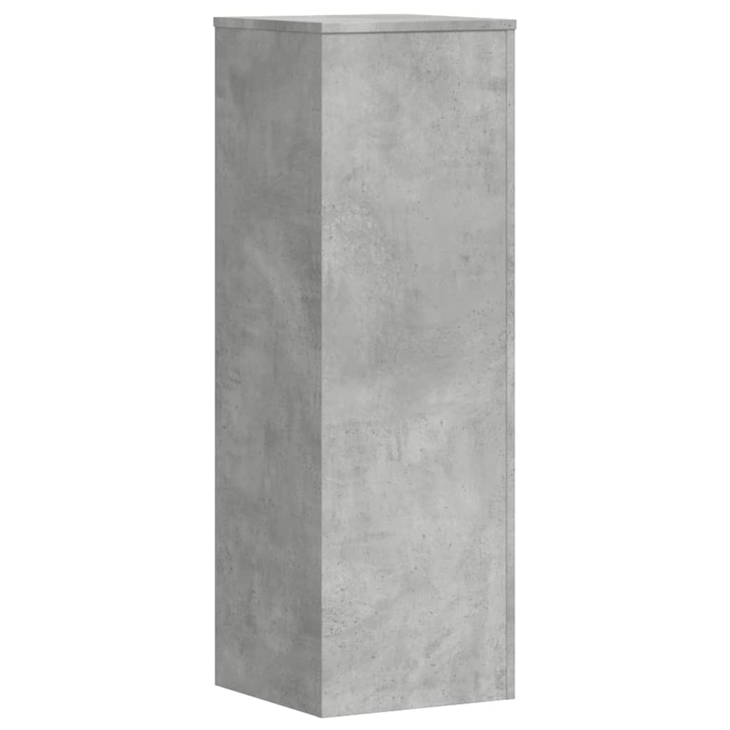 Stalci za biljke 2 kom siva boja betona 33 x 33 x 100 cm drveni