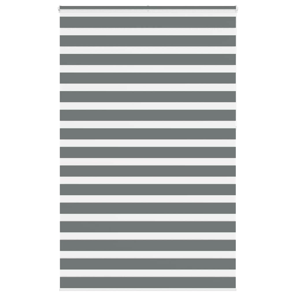 Zebra zavjesa tamno siva 150x230 cm Širina tkanine 145,9 cm Poliester