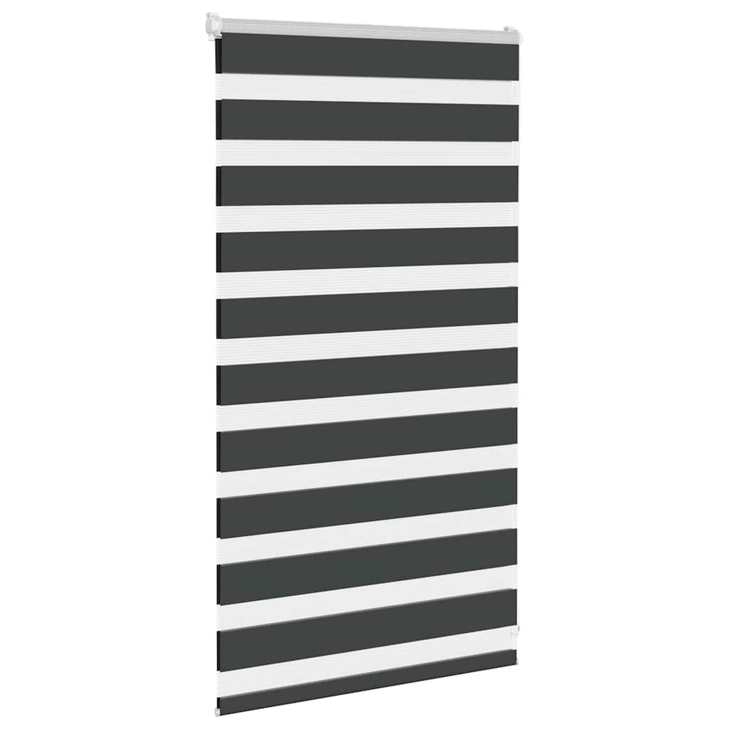 Zavjesa zebra crna 70x100 cm širina tkanine 65,9 cm poliester