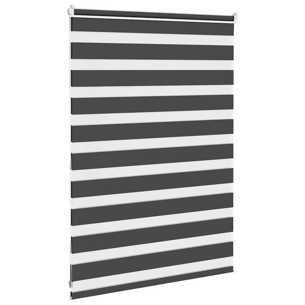 Zavjesa zebra crna 95x100 cm širina tkanine 90,9 cm poliester