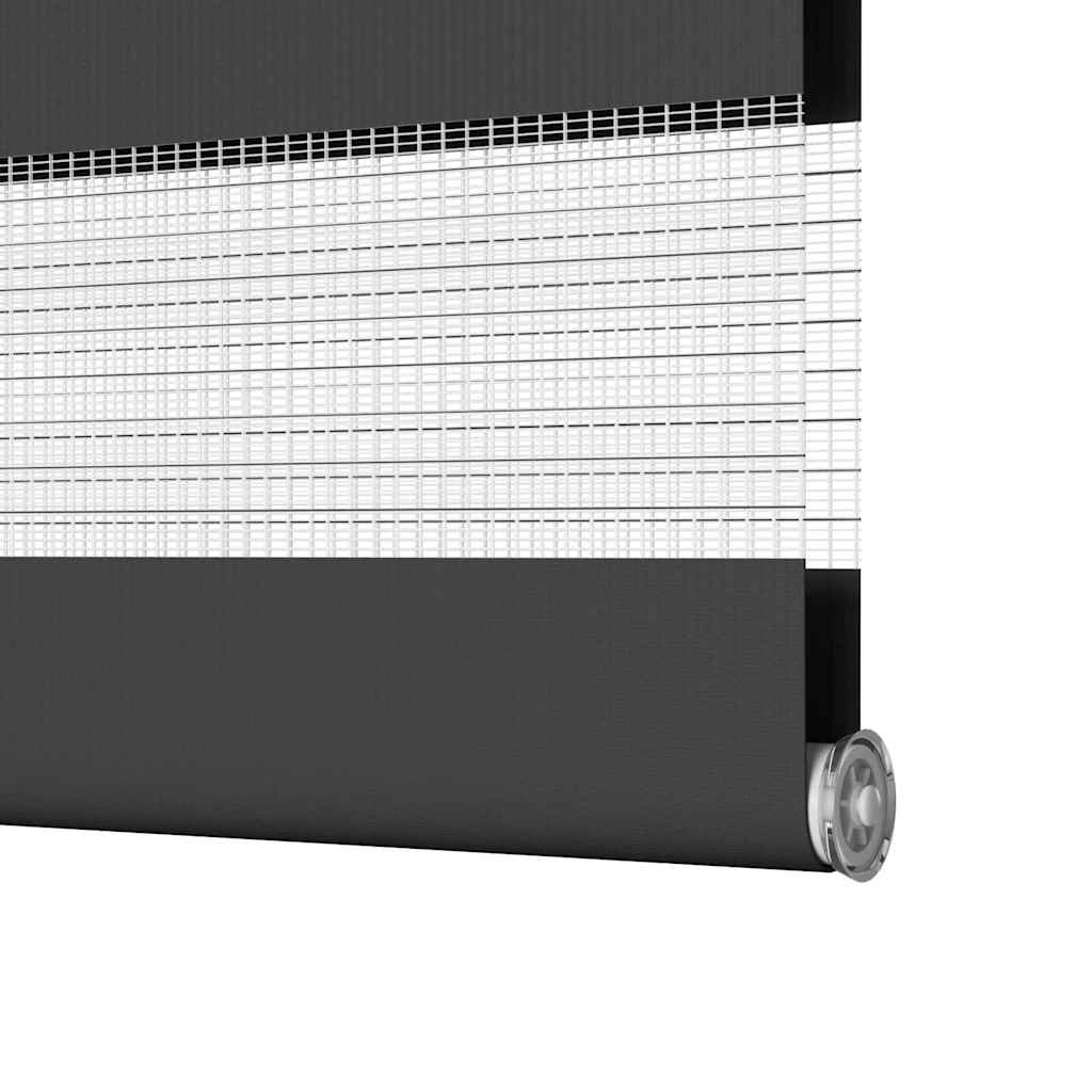 Zavjesa zebra crna 55x150 cm širina tkanine 50,9 cm poliester
