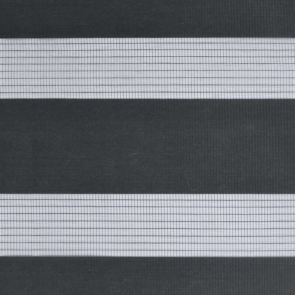 Zavjesa zebra crna 55x150 cm širina tkanine 50,9 cm poliester