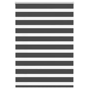 Zavjesa zebra crna 115x150 cm širina tkanine 110,9 cm poliester