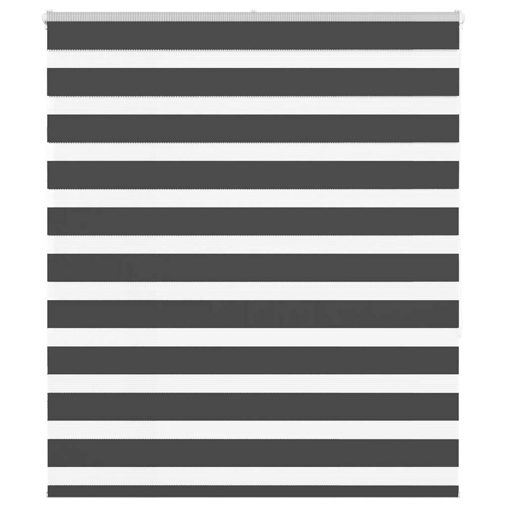 Zavjesa zebra crna 120x150 cm širina tkanine 115,9 cm poliester