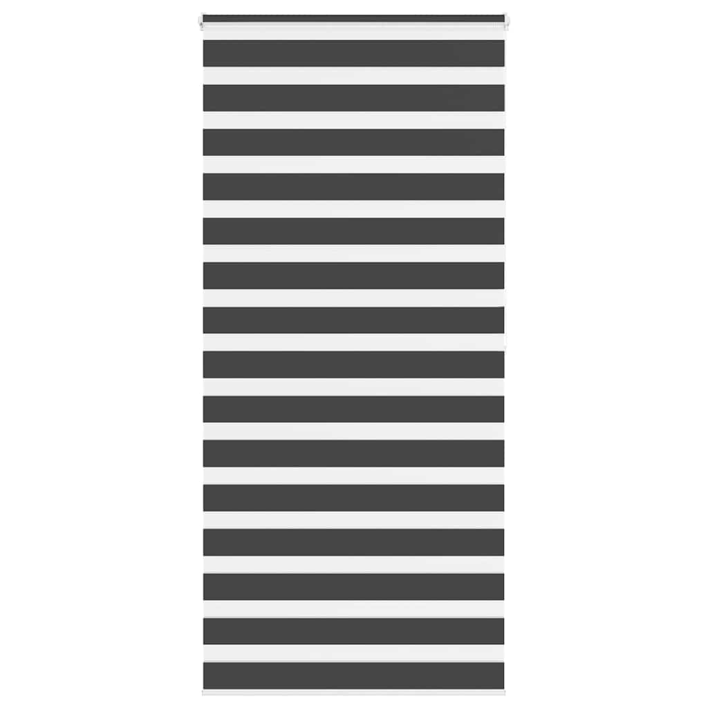 Zavjesa zebra crna 95x200 cm širina tkanine 90,9 cm poliester