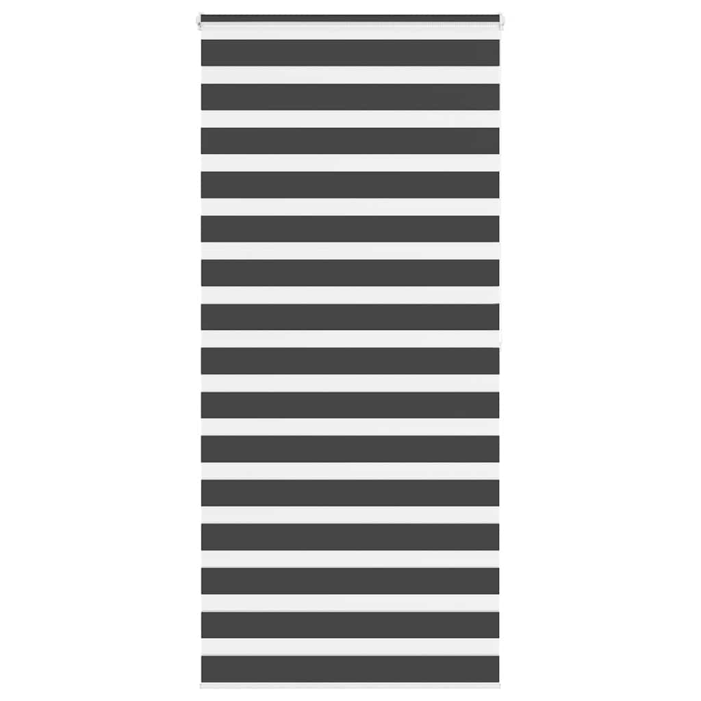 Zavjesa zebra crna 115x200 cm širina tkanine 110,9 cm poliester