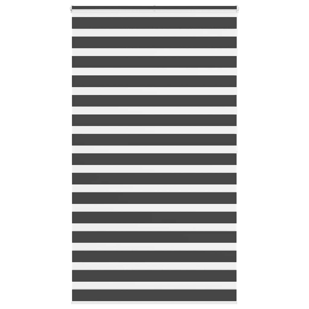 Zavjesa zebra crna 120x200 cm širina tkanine 115,9 cm poliester