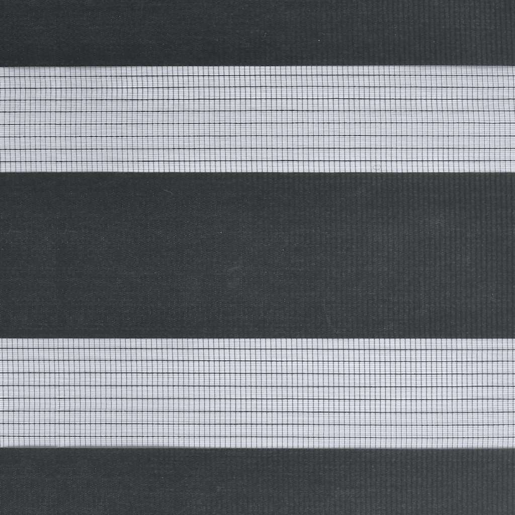 Zavjesa zebra crna 130x200 cm širina tkanine 125,9 cm poliester