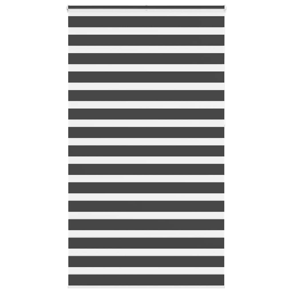 Zavjesa zebra crna 120x230 cm širina tkanine 115,9 cm poliester