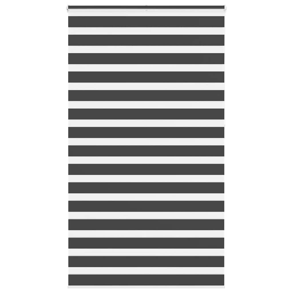 Zavjesa zebra crna 135x230 cm širina tkanine 130,9 cm poliester