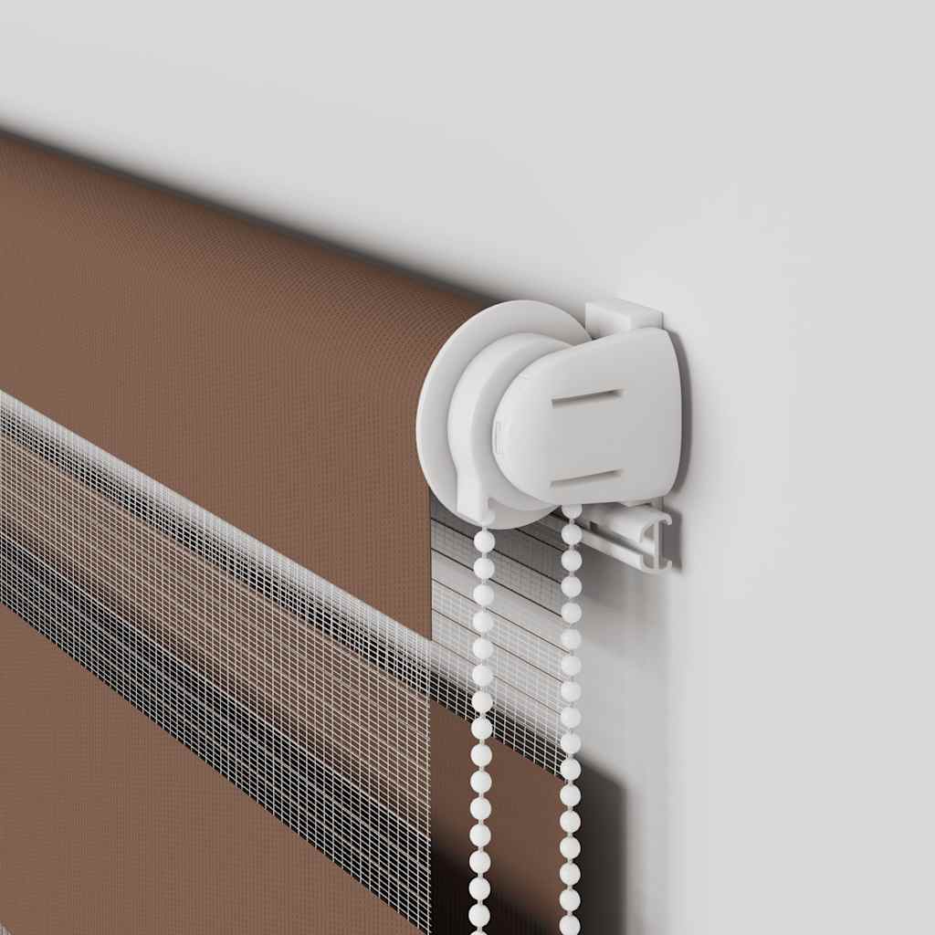 Zebra zavjesa Smeđa 75x100 cm Širina tkanine 70,9 cm Poliester