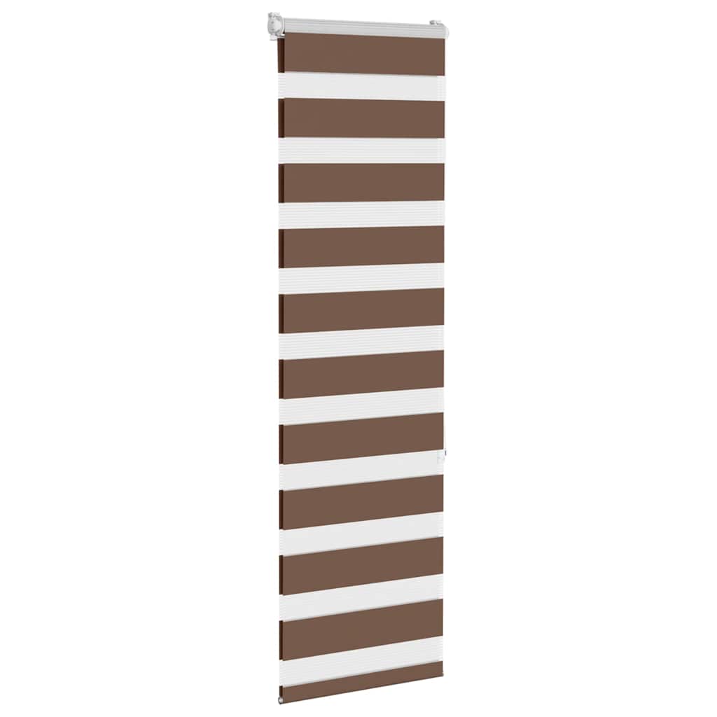 Zavjesa zebra smeđa 50x150 cm širina tkanine 45,9 cm poliester
