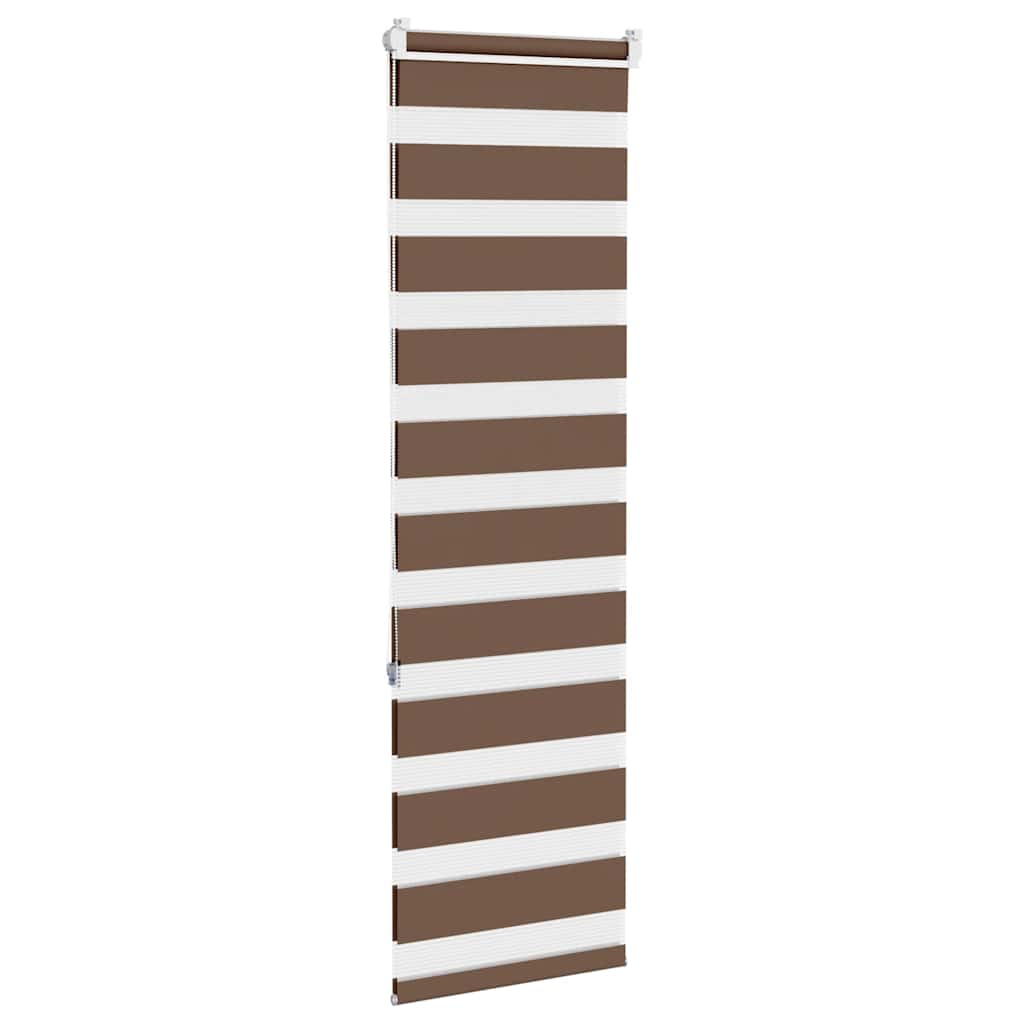 Zavjesa zebra smeđa 50x150 cm širina tkanine 45,9 cm poliester