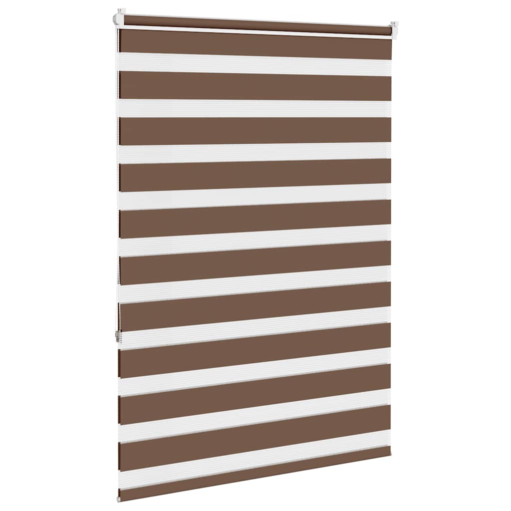 Zavjesa zebra smeđa 100x150 cm širina tkanine 95,9 cm poliester