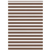 Zebra zavjesa Smeđa 160x200 cm Širina tkanine 155,9 cm Poliester