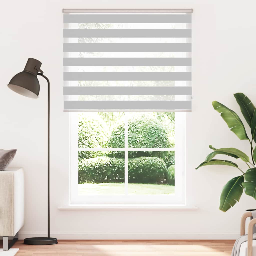 Zebra zavjesa svijetlosiva 145x230 cm Širina tkanine 140,9 cm Poliester