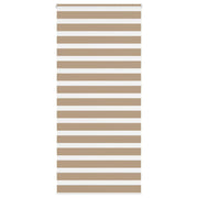 Zebra zavjesa Pješčano smeđa 115x230 cm Širina tkanine 110,9 cm Poliester