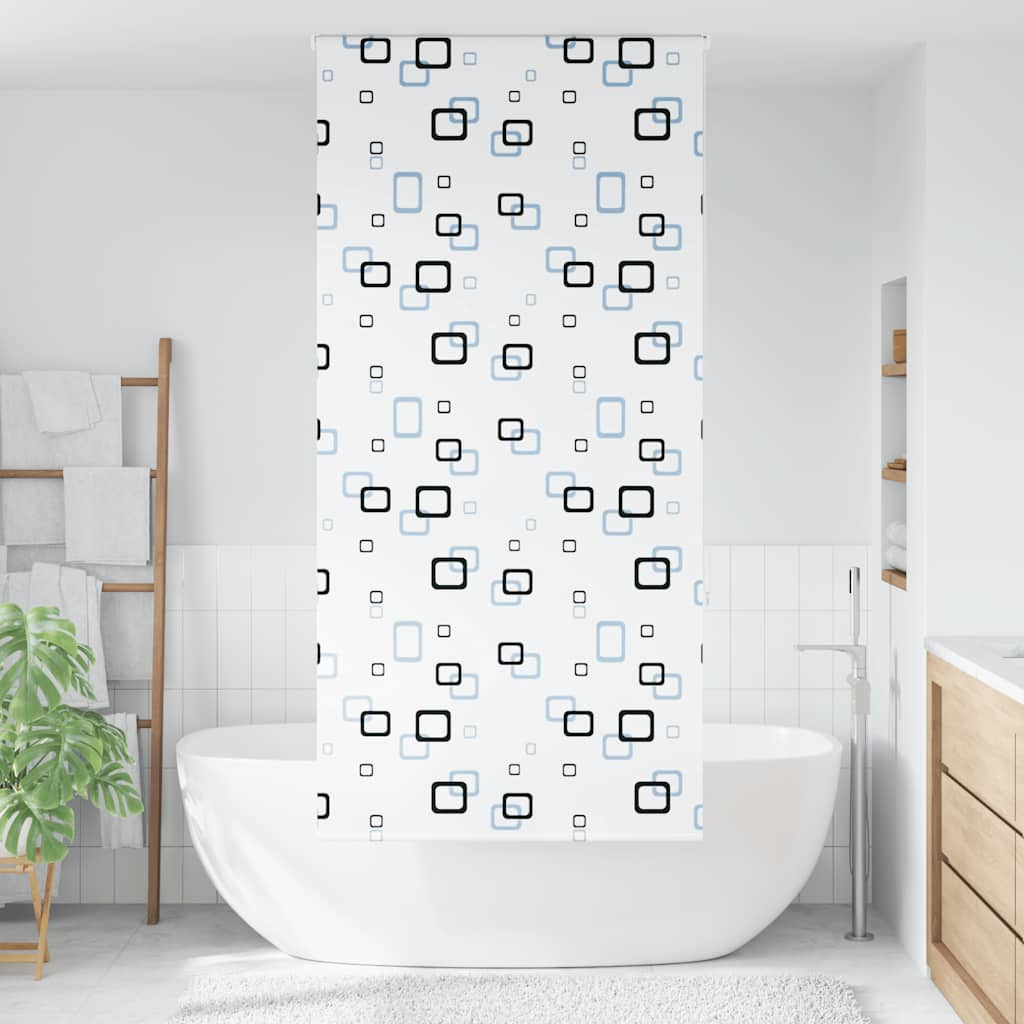 Rolo zavjesa za tuš 90x240 cm širina tkanine 86 cm