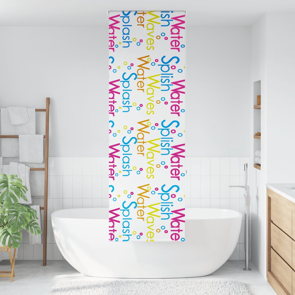 Rolo zavjesa za tuš 70x240 cm širina tkanine 66 cm