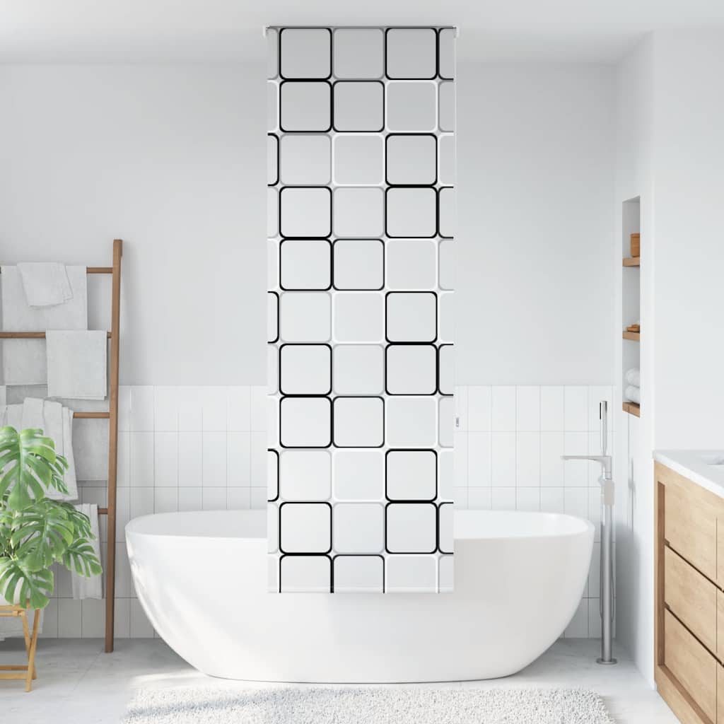 Rolo zavjesa za tuš 70x240 cm širina tkanine 66 cm