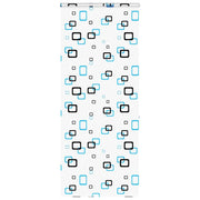 Rolo zavjesa za tuš s kazetom 90x240 cm širina tkanine 86 cm