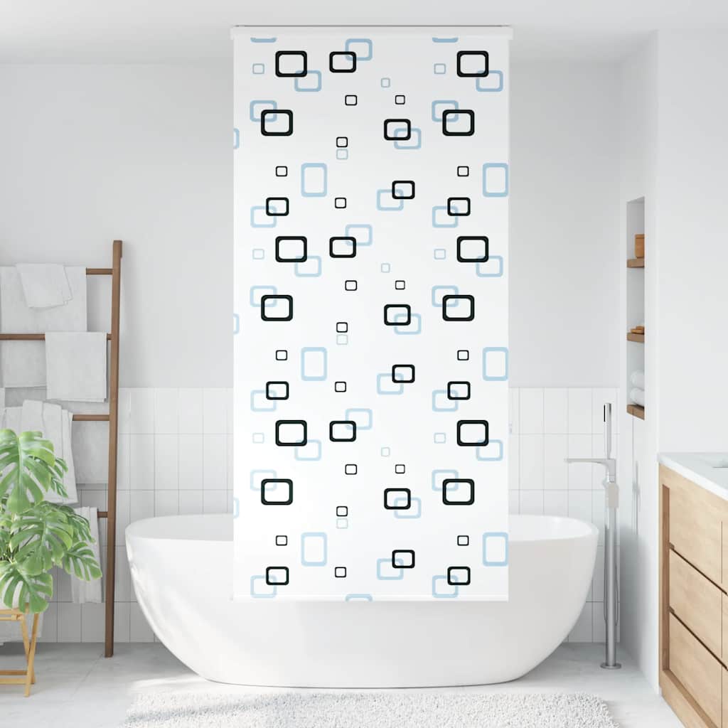 Rolo zavjesa za tuš s kazetom 110x240 cm širina tkanine 106 cm