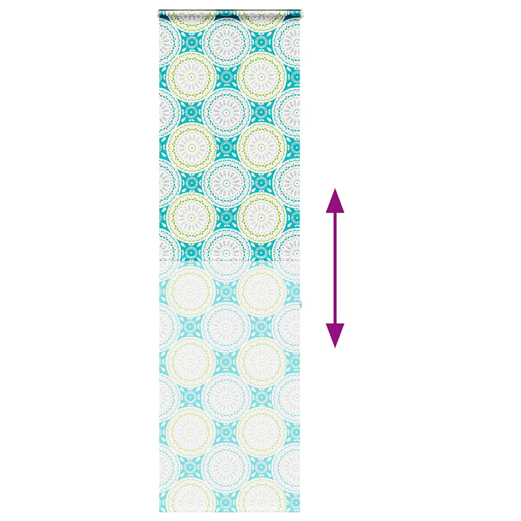 Rolo zavjesa za tuš s kazetom 60x240 cm širina tkanine 56 cm