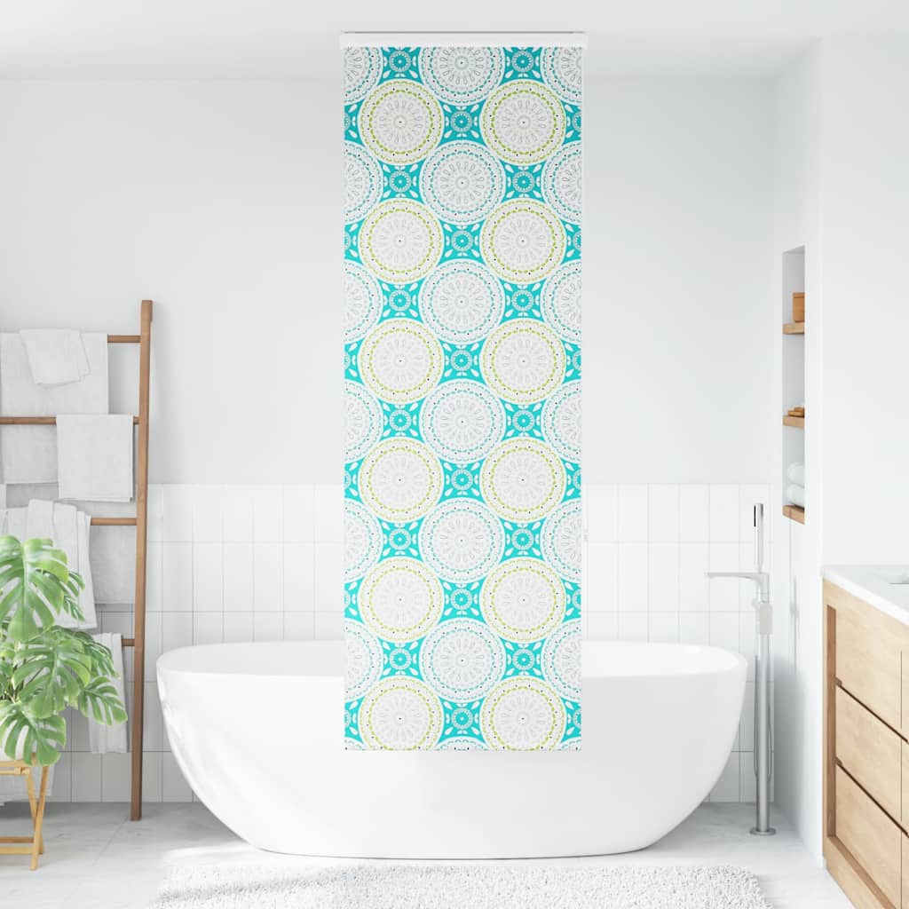 Rolo zavjesa za tuš s kazetom 80x240 cm širina tkanine 76 cm