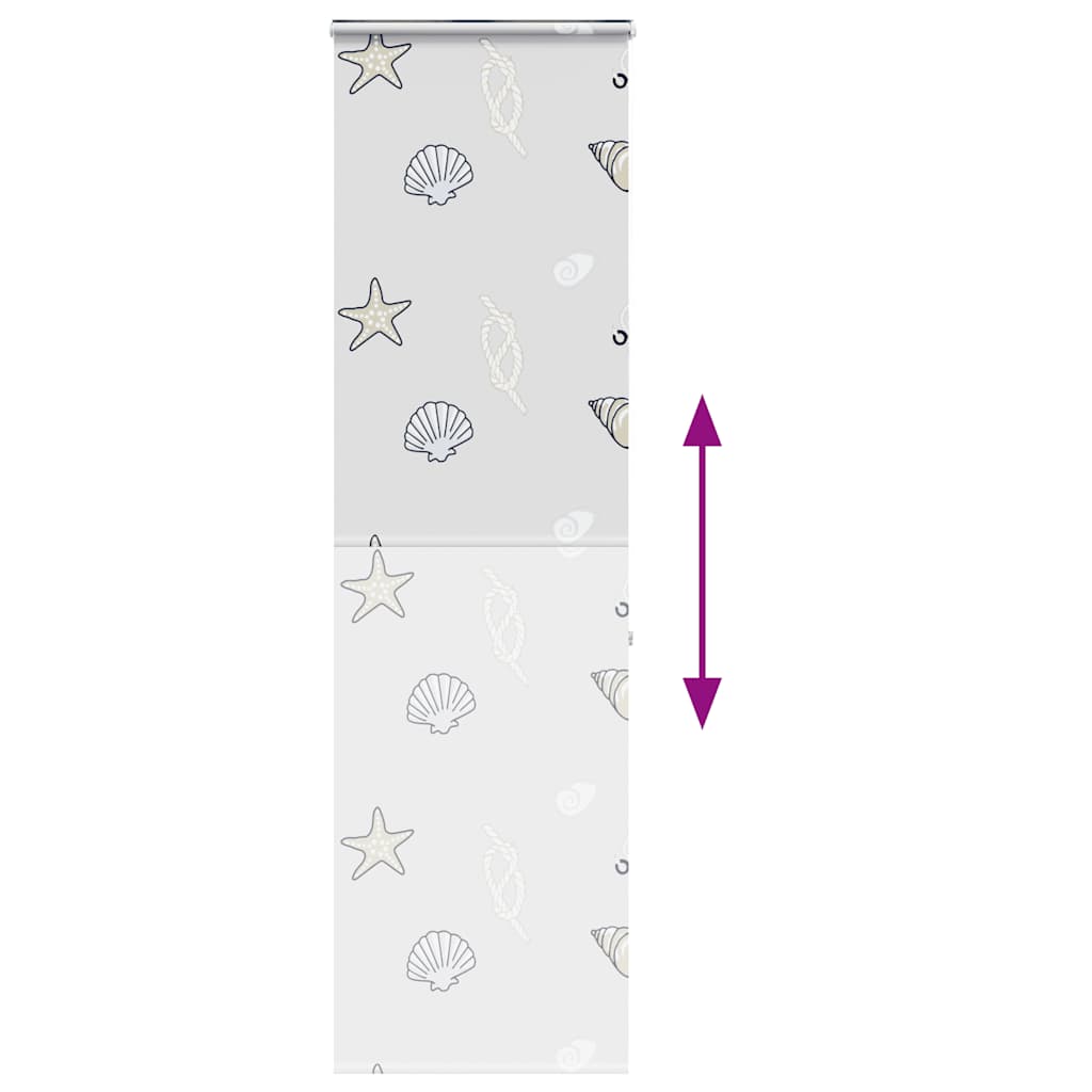 Rolo zavjesa za tuš s kazetom 60x240 cm širina tkanine 56 cm
