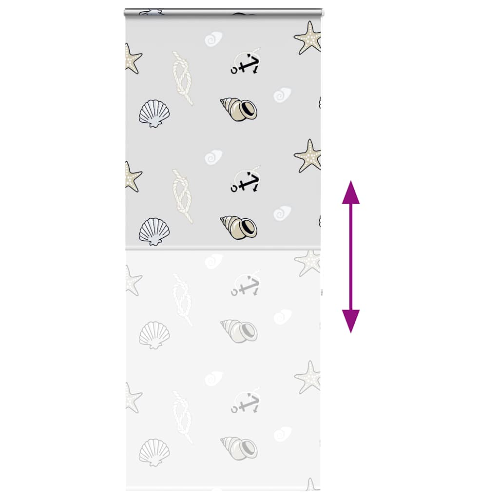 Rolo zavjesa za tuš s kazetom 100x240 cm širina tkanine 96 cm