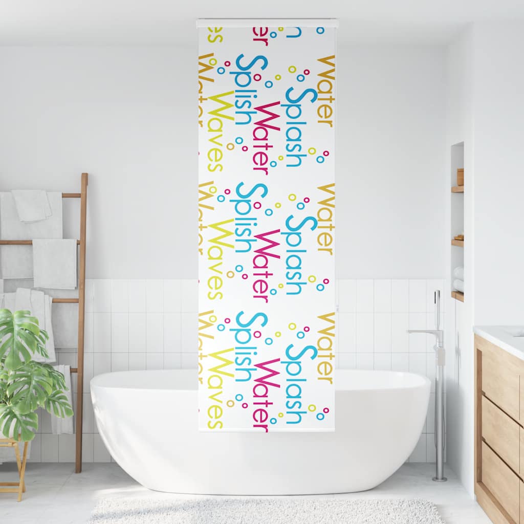 Rolo zavjesa za tuš s kazetom 80x240 cm širina tkanine 76 cm
