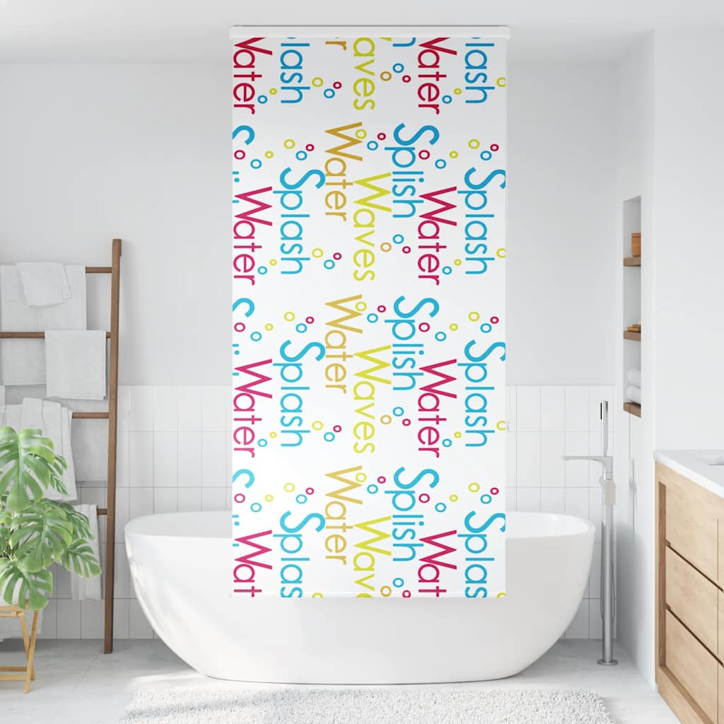 Rolo zavjesa za tuš s kazetom 90x240 cm širina tkanine 86 cm