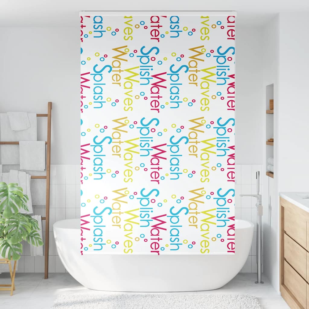 Rolo zavjesa za tuš s kazetom 130x240 cm širina tkanine 126 cm