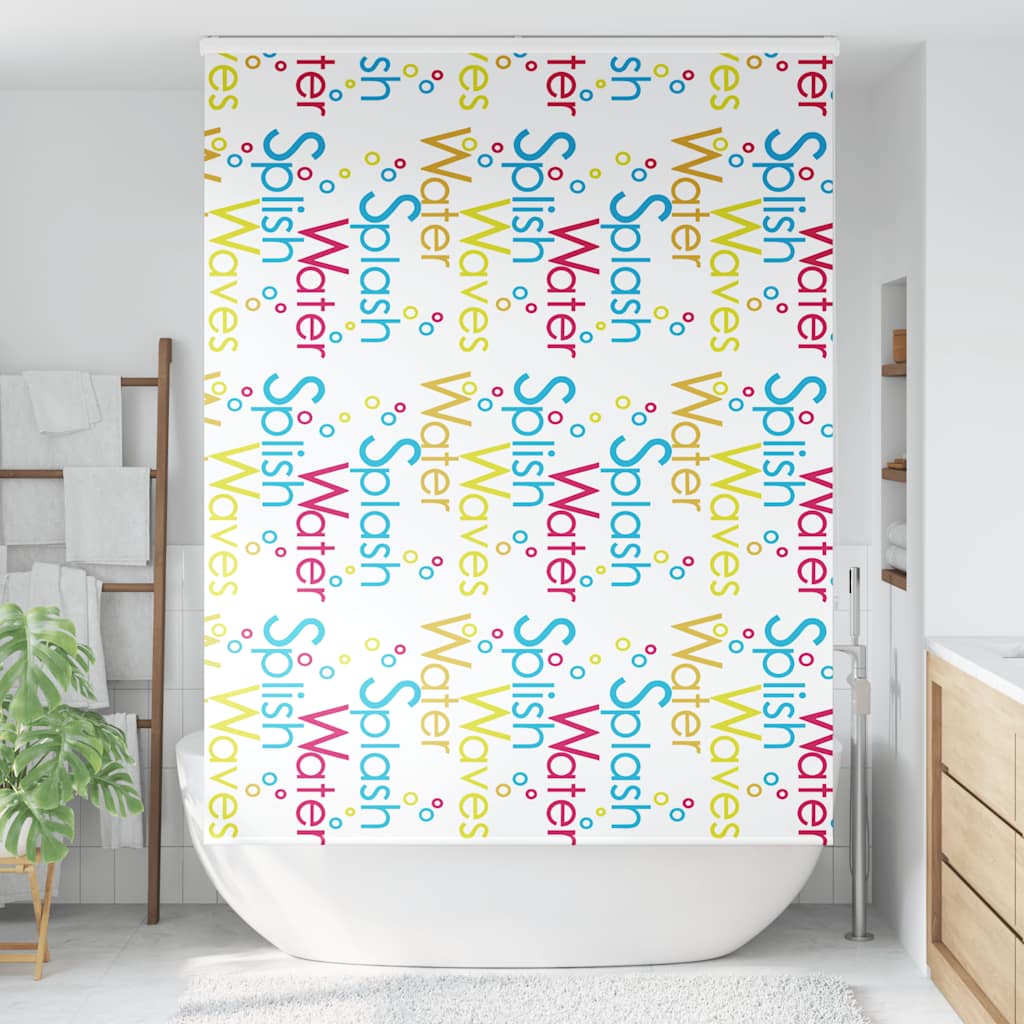 Rolo zavjesa za tuš s kazetom 160x240 cm širina tkanine 156 cm