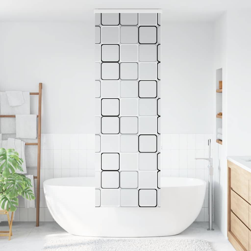 Rolo zavjesa za tuš s kazetom 70x240 cm širina tkanine 66 cm