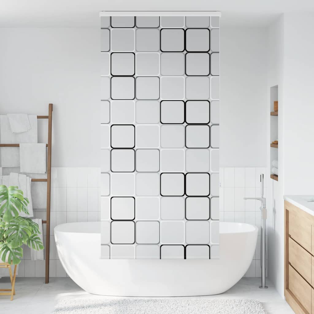 Rolo zavjesa za tuš s kazetom 110x240 cm širina tkanine 106 cm